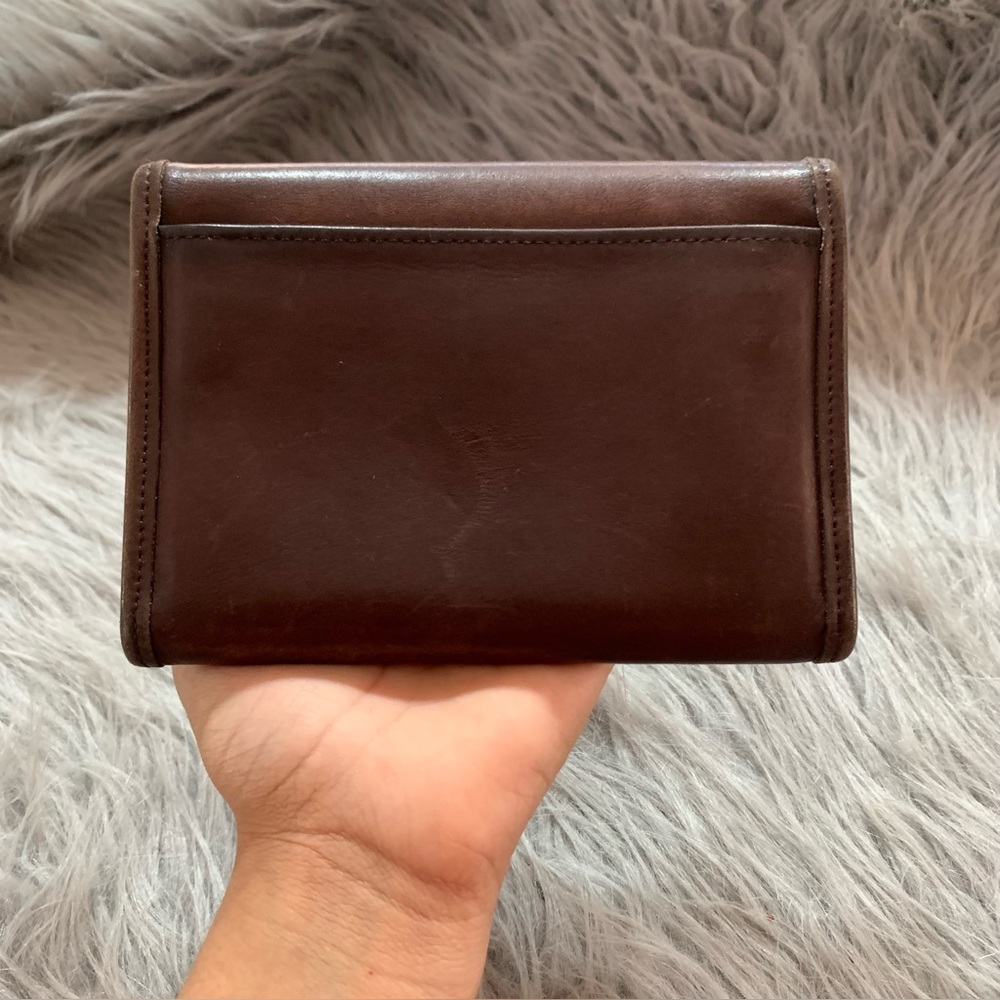 Vintage Coach Brown Swing Wallet - 4843 90s leather - Picture 2 of 7
